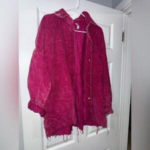 Super cute pink shacket